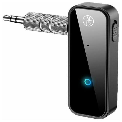 Bluetooth-приемник аудио адаптер Yesido YAU25, AUX 3.5mm, 140 mAh, Bluetooth 5.0, Черный