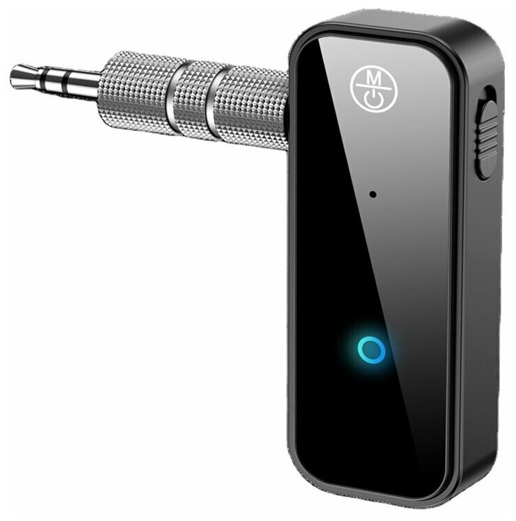 Bluetooth-приемник аудио адаптер Yesido YAU25 AUX 3.5mm 140 mAh Bluetooth 5.0 Черный