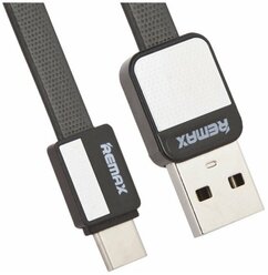 Кабель USB Remax USB Type-C to USB Platinum Metal Black 2 м