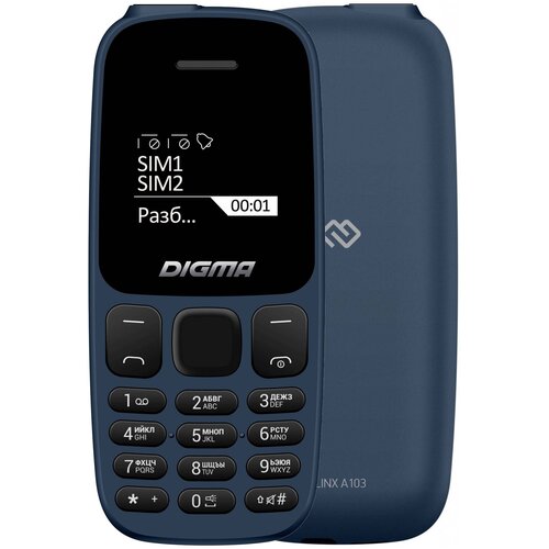 Телефон Digma Linx A103 синий