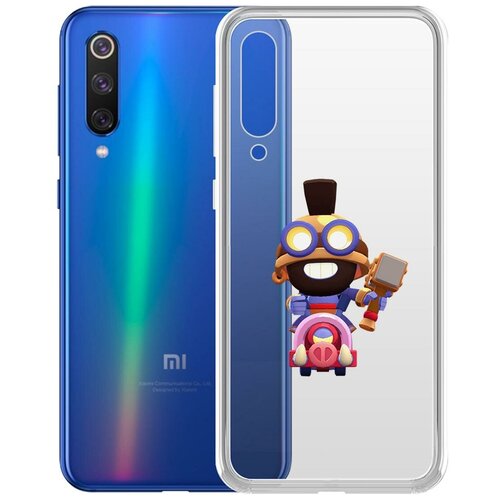 фото Чехол-накладка clear case brawl stars-карл всадник на кабане для xiaomi mi 9 se krutoff group