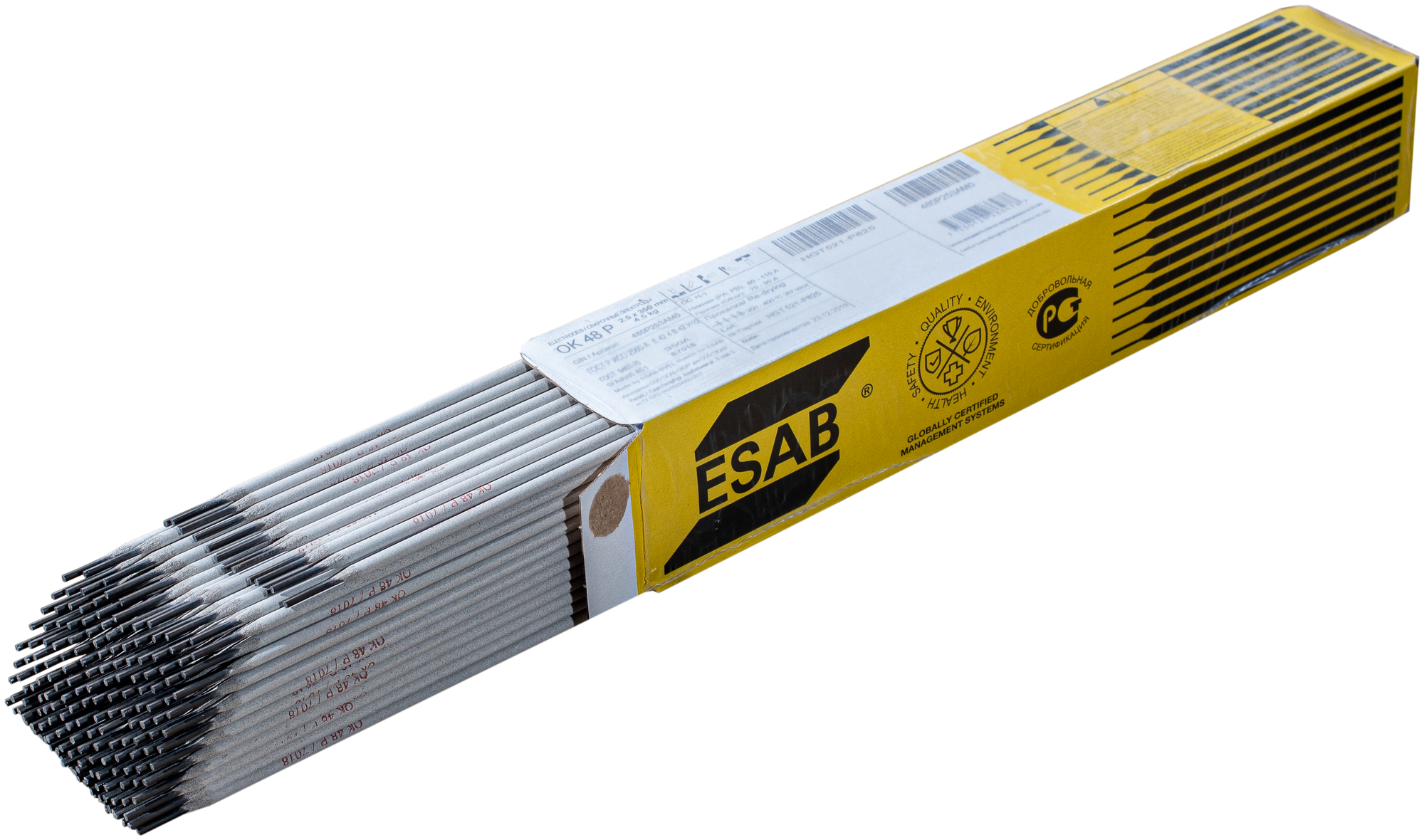 Электроды ESAB ОК 48Р ф 25 мм (45кг)