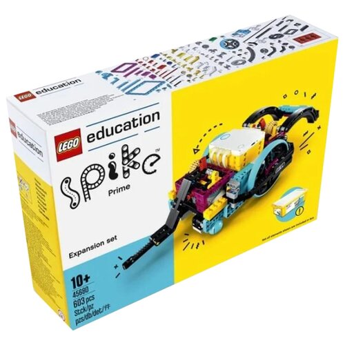Детали LEGO Education SPIKE Prime 45680 Ресурсный набор, 603 дет. конструктор lego education wedo 9585 ресурсный набор 325 дет