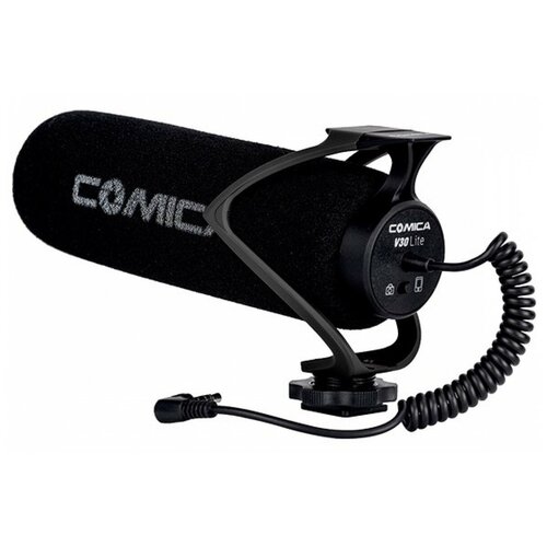Микрофон CoMica CVM-V30 LITE Чёрный переходник comica cvm d cpx mini jack 3 5мм trs