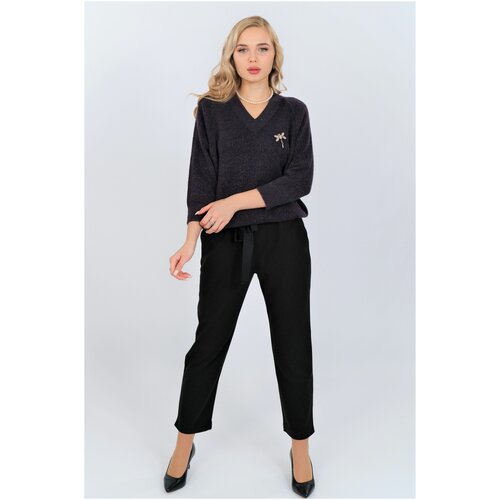 10C6010 Кофта женская темно-серый SERIANNO