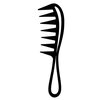 Расческа-гребень для волос LADY PINK BASIC PROFESSIONAL карбоновая для моделирования причесок, 19 см - изображение