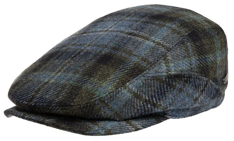 Кепка плоская STETSON 6380318 DRIVER CAP WOOL CHECK 