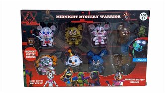 Игровой набор Аниматроники Midnight Mystery Warrior (8 фигурок)