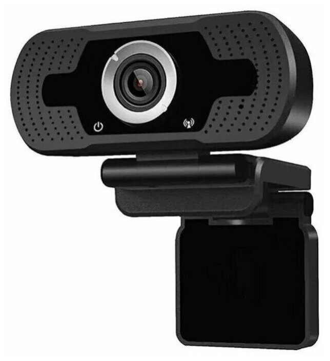 Веб-камера, веб камера для компьютера со встроенным микрофоном WEB PC CAM HD, крепление на монитор, USB 2.0, 640 x 480, совместимость с Windows