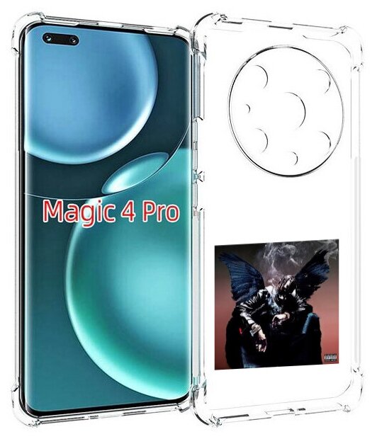 Чехол MyPads Travis Scott - Birds In The Trap Sing McKnight для Honor Magic4 Pro / Magic4 Ultimate задняя-панель-накладка-бампер