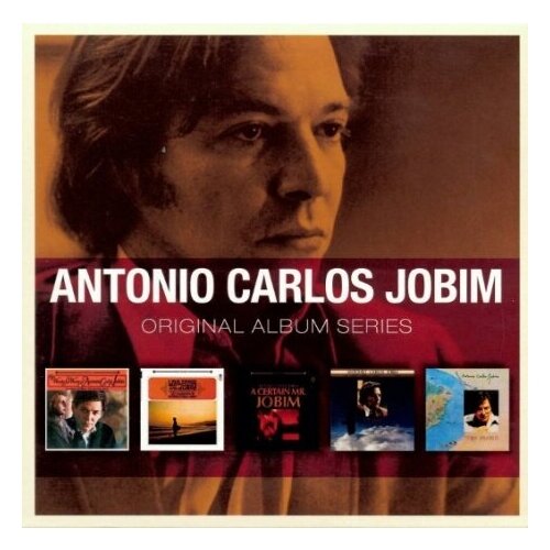 Компакт-диски, Warner Bros. Records, ANTONIO CARLOS JOBIM - Original Album Series (5CD) компакт диски warner records elvis costello original album series spike mighty like a rose brutal youth kojak variety all this useless 5cd