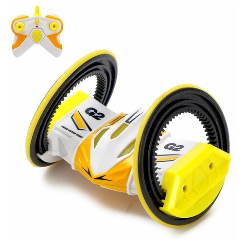 Машинка на радиоуправлении перевертыш (с пультом и световыми эффектами)