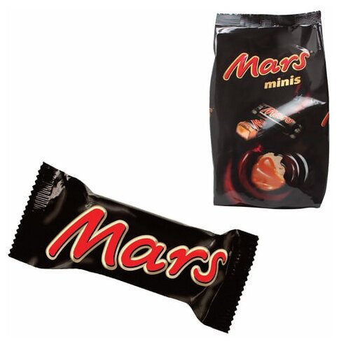 Шоколадные батончики MARS "Minis", 182 г, 2261, 2 шт.