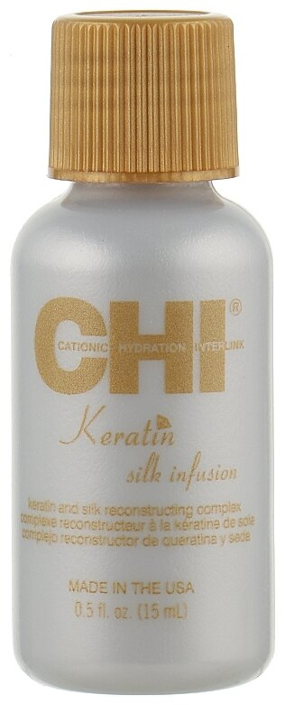 CHI Keratin Шелк для волос, 15 г, 15 мл, бутылка