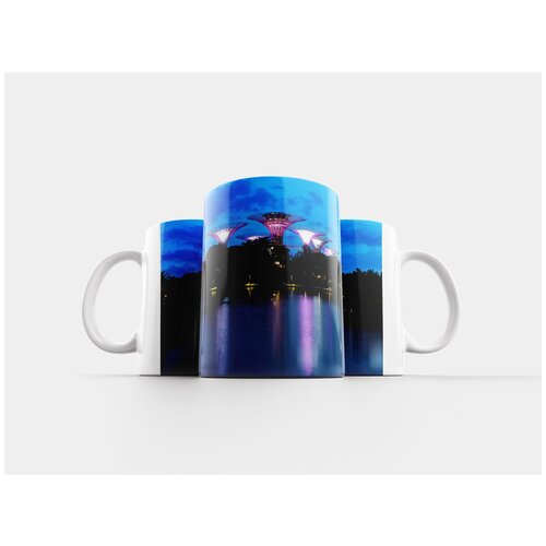 фото Кружка "строительство, городской пейзаж, улица города" 320 мл lotsprints