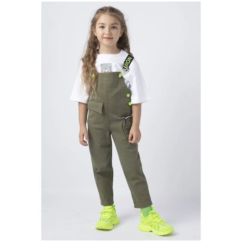 фото Комбинезон deloras, размер 104 см, зеленый, 19093f