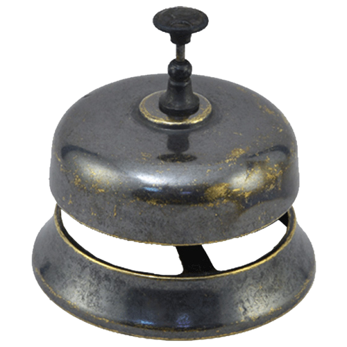 фото Звонок настольный металлический на ресепшн секретарский ksva-al-82-495-ant alberti livio
