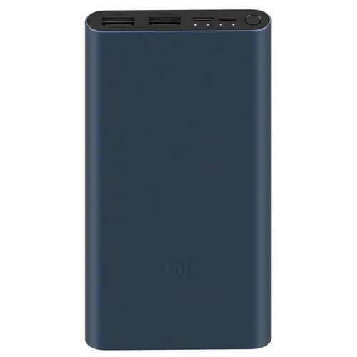 Внешний аккумулятор 10000mAh Xiaomi Mi 18W Fast Charge Power Bank 3 Black PLM13ZM VXN4274GL 711602 30 245300₽