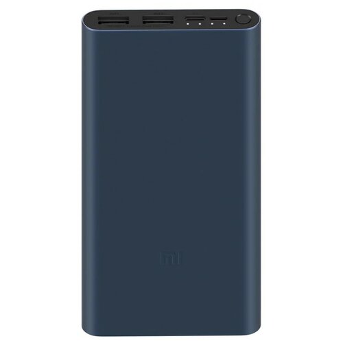 Внешний аккумулятор Xiaomi Mi 18W Fast Charge Power Bank 3 VXN4274GL, 10000 мАч, черный