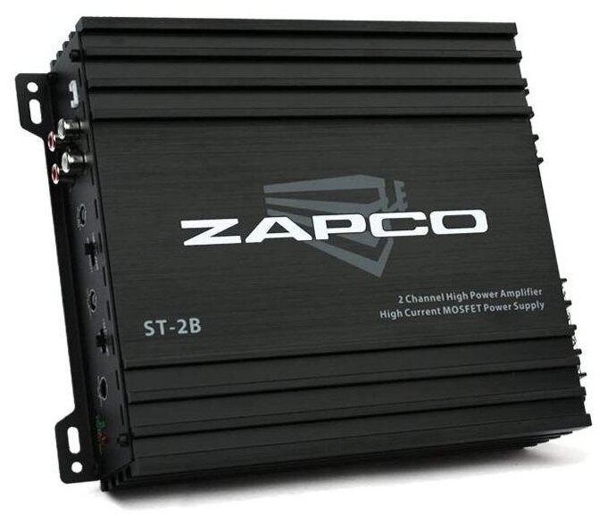 Автомобильная акустика ZAPCO ST-2B - 2-канальный усилитель класса AB