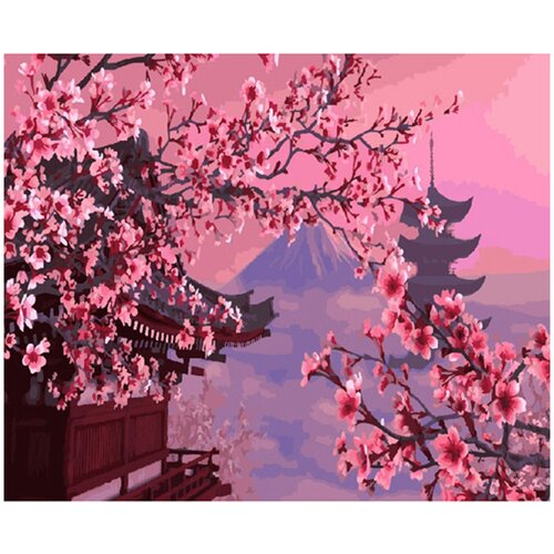 фото Набор для раскрашивания по номерам molly kh0816 фудзияма