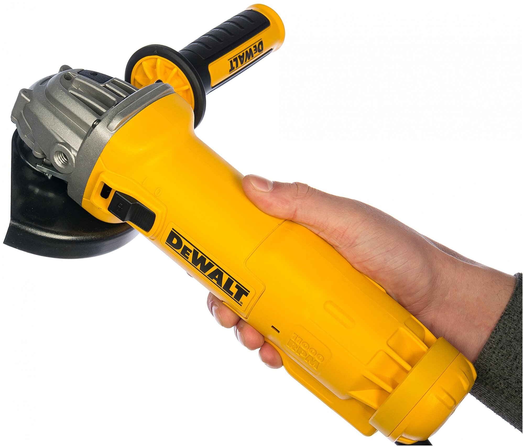 DWE4205-KS Углошлифовальная машина (125 мм, 1010 Вт, 11000 об/мин) DeWALT - фото №7