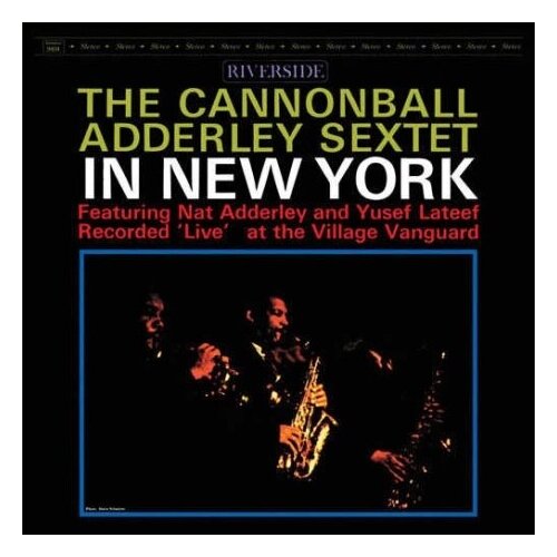 cannonball adderley in new york limited edition Виниловые пластинки, Riverside Records, CANNONBALL ADDERLEY - In New York (LP)