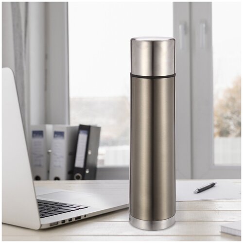 фото Термос maestro, mr-1638-75, коричневый, 0,75 л