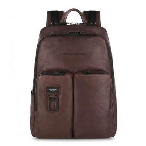 фото Мужской кожаный рюкзак piquadro ca3869ap/tm коричневый
