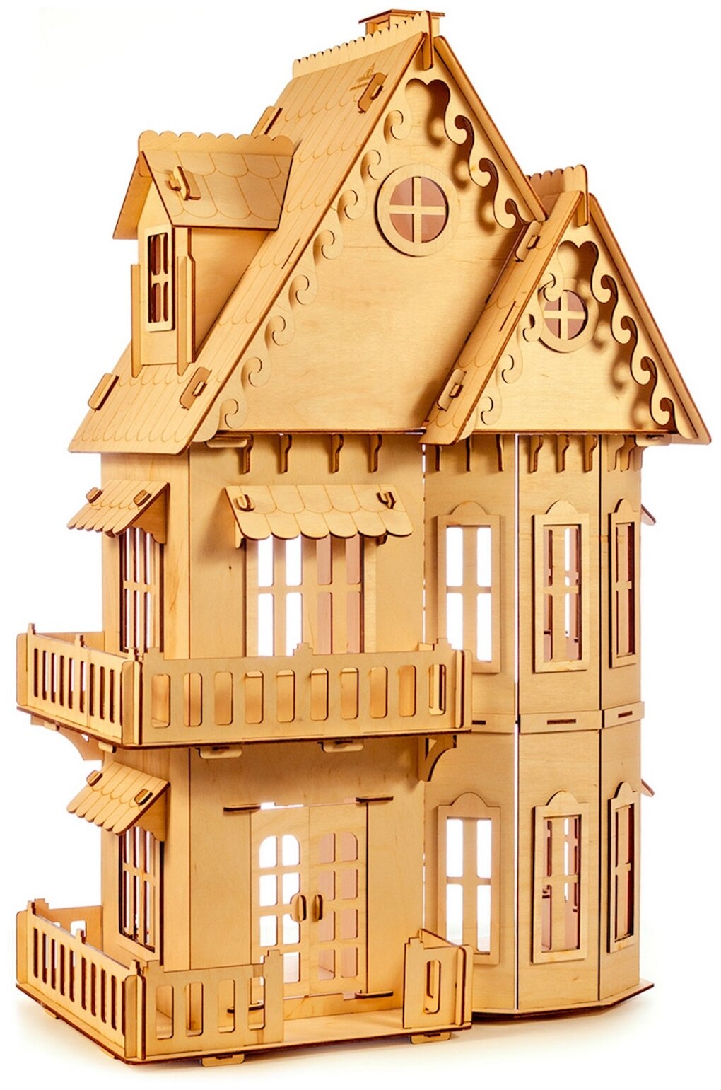 Сборная модель Теремок Большой кукольный дом КД-2 — купить по низкой цене на Яндекс Маркете