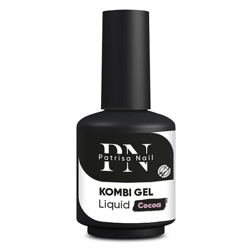 Patrisa Nail Kombi Gel Liquid, 16 мл, cocoa гель для моделирования patrisa nail kombi gel liquid medium marshmallow 30 мл