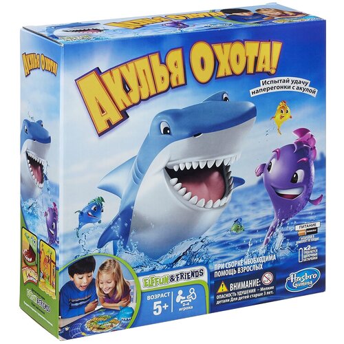 Настольная игра Hasbro Игры Акулья охота 33893 настольная игра hasbro games акулья охота