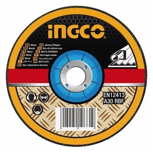 Абразивный отрезной диск по металлу 230 мм INGCO MCD302301 370₽