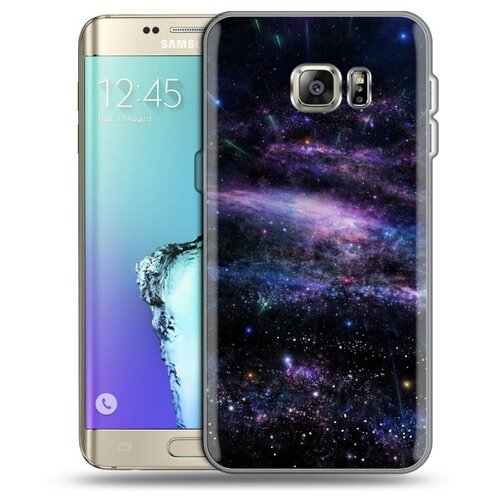 Дизайнерский силиконовый чехол для Самсунг S7 Edge / Samsung Galaxy S7 Edge Звезды re pa накладка transparent для samsung galaxy s7 edge с принтом тигр