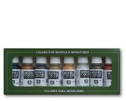 Набор акриловых красок Vallejo - Metallic Colors 70118 (8 красок по 17 мл)