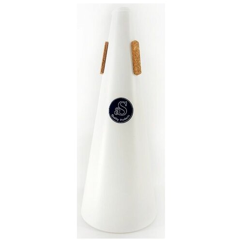 сурдина whisper для трубы 586658 arnolds Arnolds&Sons Trombone Mute Straight сурдина для тромбона, прямая, пластик, белая