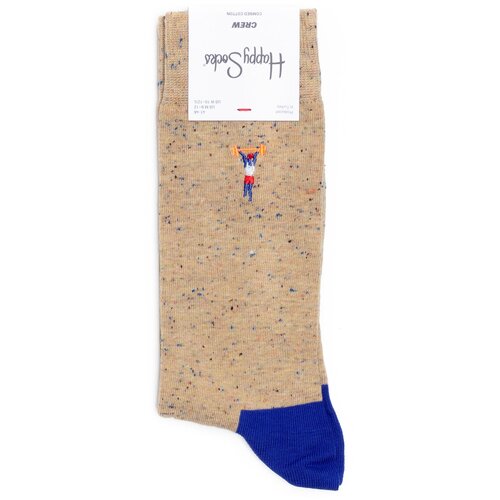 фото Носки с вышивкой "работай над собой" happy socks embroidery - work it 41-46