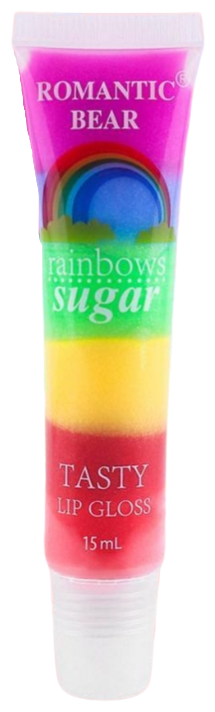 Romantic Bear Блеск для губ Rainbows Sugar Tasty Lip, разноцветный