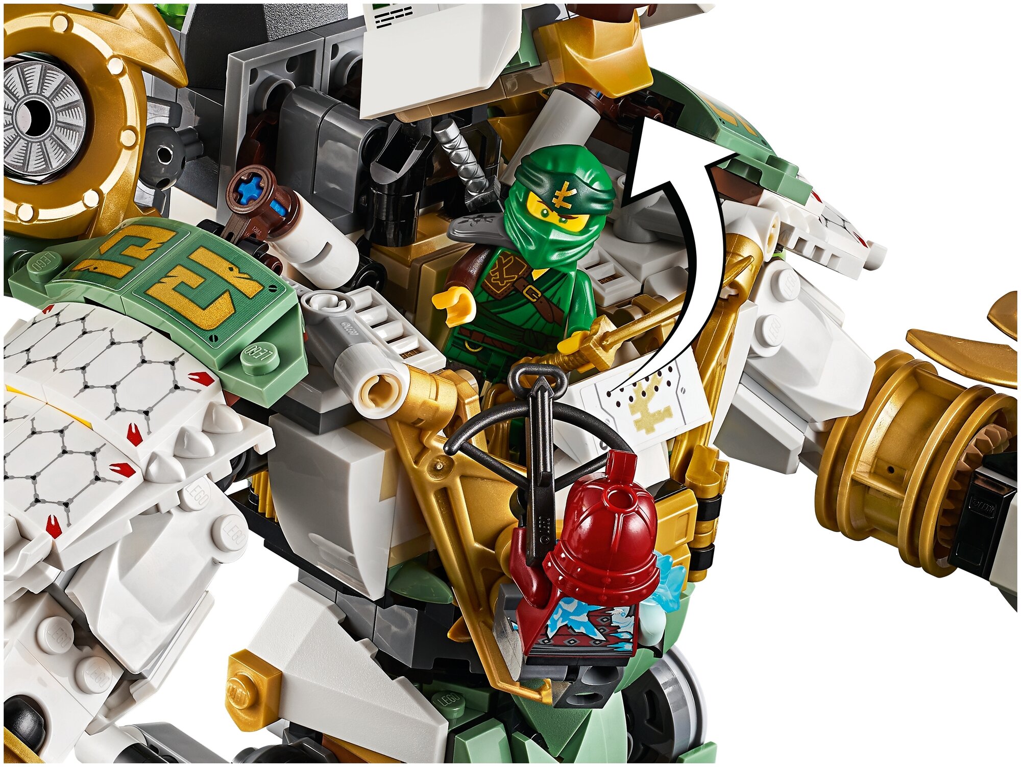 Ninjago lloyd's titan mech sale
