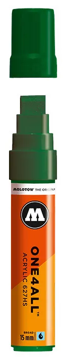 Акриловый маркер Molotow 627HS One4All 15 мм 627209 (096) MISTER GREEN зеленый 15 мм