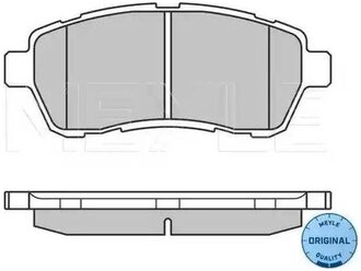 Дисковые тормозные колодки передние MEYLE 0252428316/W для Daihatsu, Suzuki, Ford, Mazda, Subaru (4 шт.)