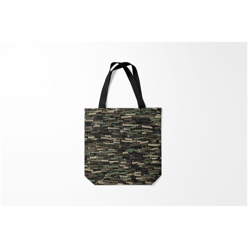 фото Сумка-шоппер / 40х40 см / имена / именной камуфляж. владимир burnettie