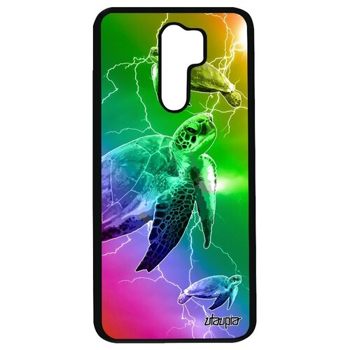 фото Противоударный чехол на смартфон // xiaomi redmi 9 // "черепаха" панцирная наземная, utaupia, цветной