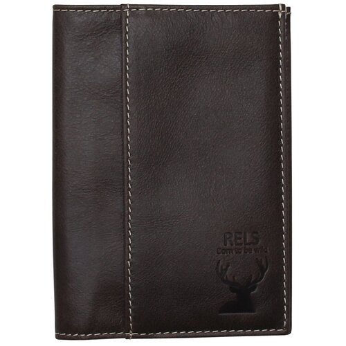 Обложка для паспорта RELS, коричневый