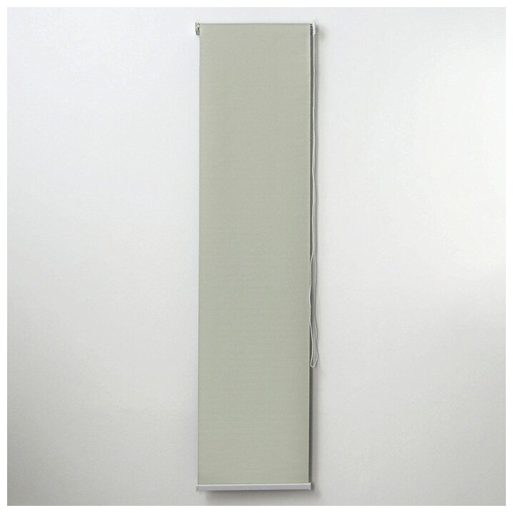 Штора рулонная «Механика. Блэкаут», 50×180 см (с учётом креплений 3,5 см), цвет бежевый
