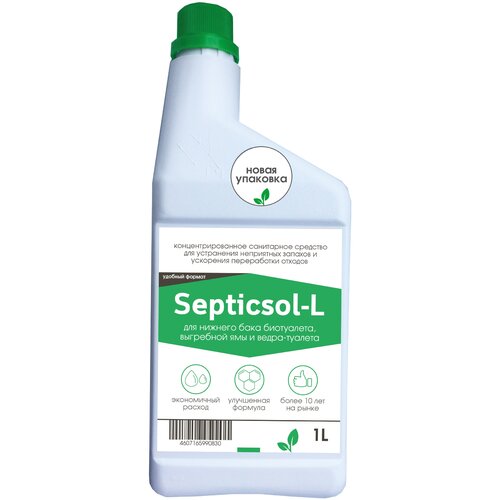 Санитарная жидкость Septicsol R для нижнего бака 1 л санитарная жидкость septicsol r для нижнего бака 1 л