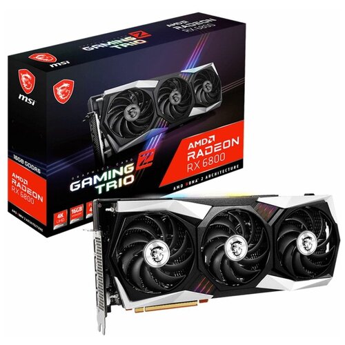 Видеокарта MSI RX6800 GAMING Z TRIO 16GB GDDR6 256-bit HDMI DPx3 957841 6662100₽