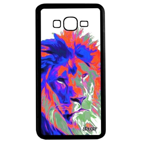 фото Защитный чехол для телефона // samsung galaxy grand prime // "лев" король царь, utaupia, бежевый