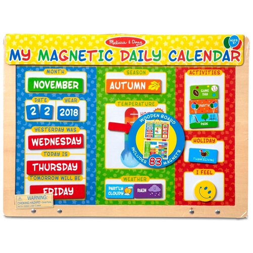 Календарь Melissa & Doug My daily calendar 9253  - купить со скидкой