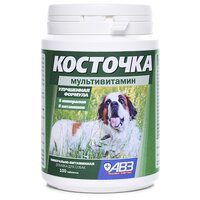 Витамины Агроветзащита Косточка мультивитамин для собак , 100 таб. х 1 уп.